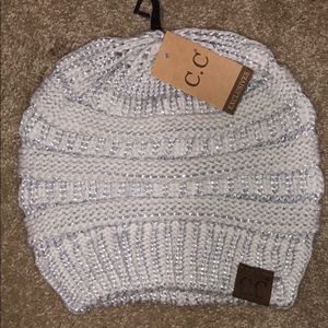 Silver CC Beanie